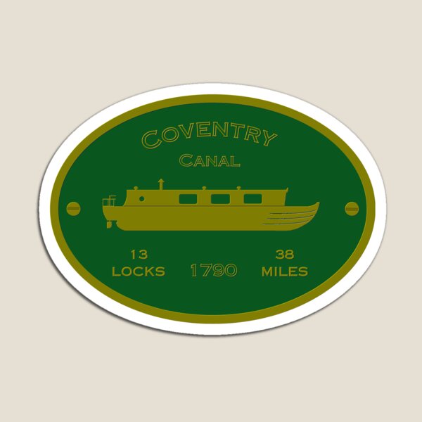 Item preview, Coventry Canal (green) designed and sold by canal-arts.