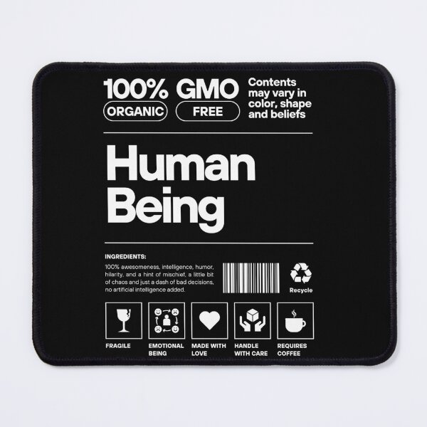 Item preview, Being Human Typography Artwork designed and sold by Obsidian Ink by Wilshire.