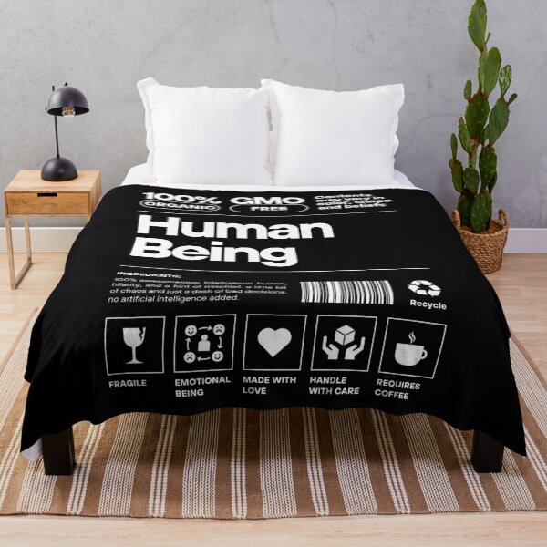Item preview, Being Human Typography Artwork designed and sold by Obsidian Ink by Wilshire.