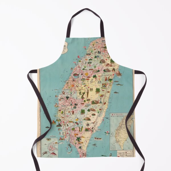 Item preview, Vintage CPC Fuel Station Tourist Map of Taiwan - Republic of Formosa - Taiwan designed and sold by TheHappyK.