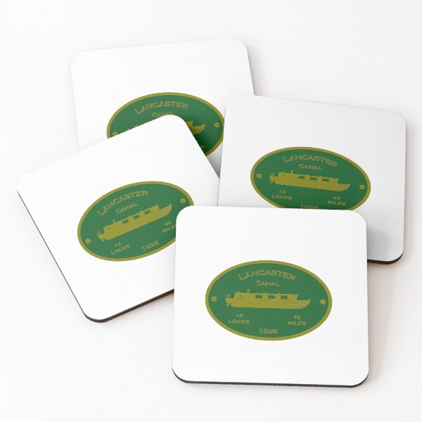 Item preview, Lancaster Canal (green) designed and sold by canal-arts.