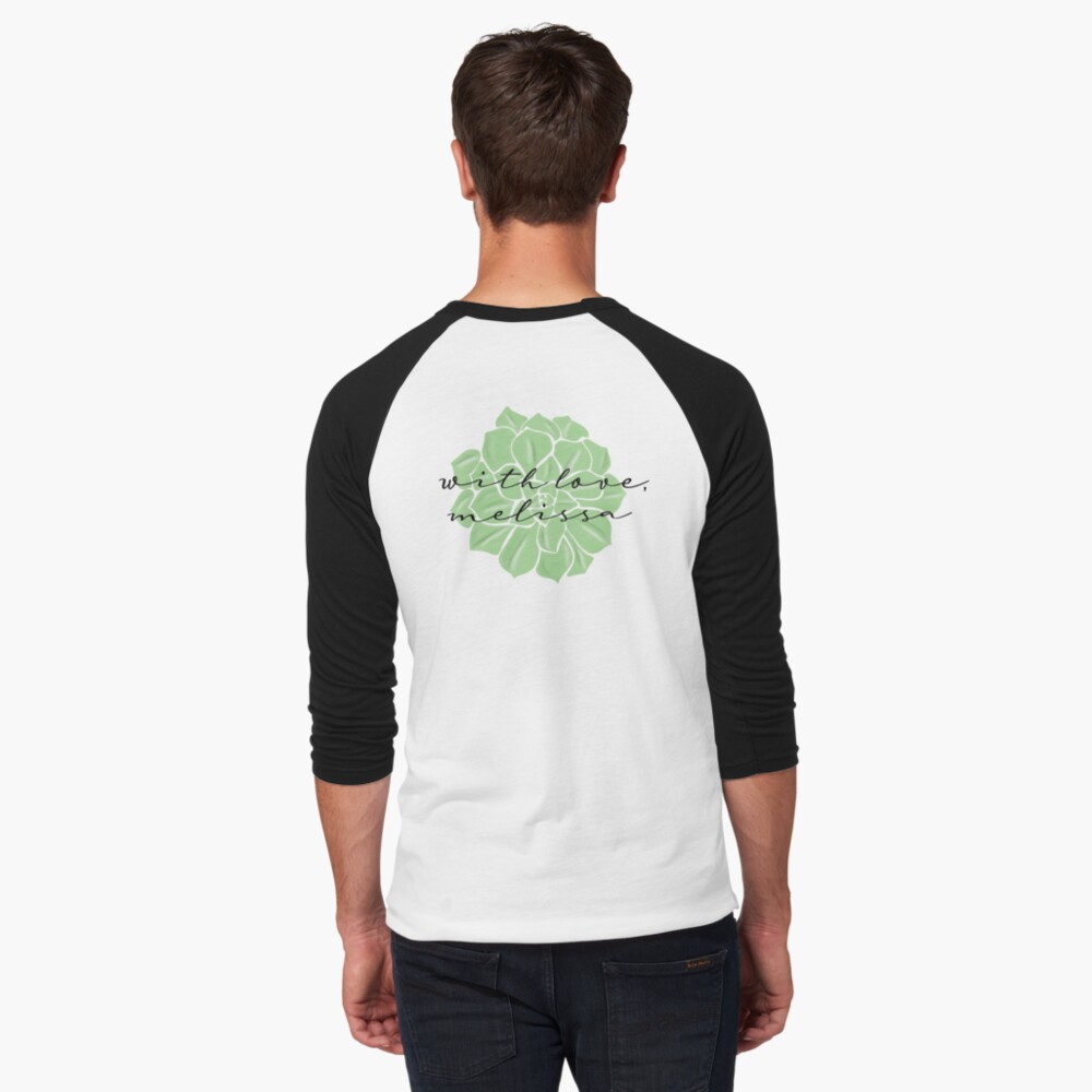 Item preview, Baseball ¾ Sleeve T-Shirt designed and sold by WithLoveMelissa.