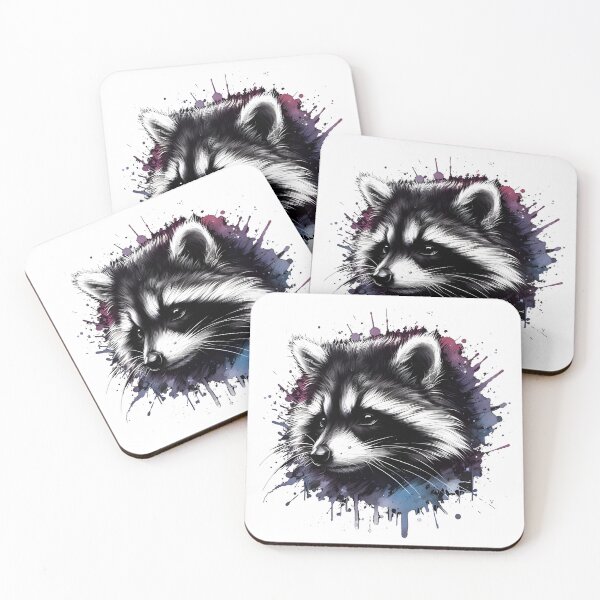 Item preview, Goth Raccoon designed and sold by RubisLeaf.