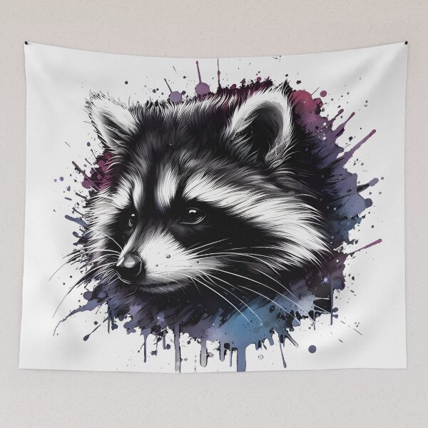 Item preview, Goth Raccoon designed and sold by RubisLeaf.