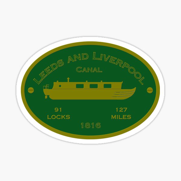 Item preview, Leeds and Liverpool Canal (green) designed and sold by canal-arts.