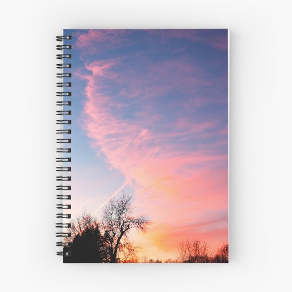 Item preview, Wispy Sunset Cloud Trails designed and sold by bjtomiko.