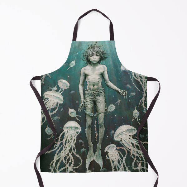 Item preview, Human-Mermaid Hybrid and Jellyfish - Desperate Boy designed and sold by MarinaFila.