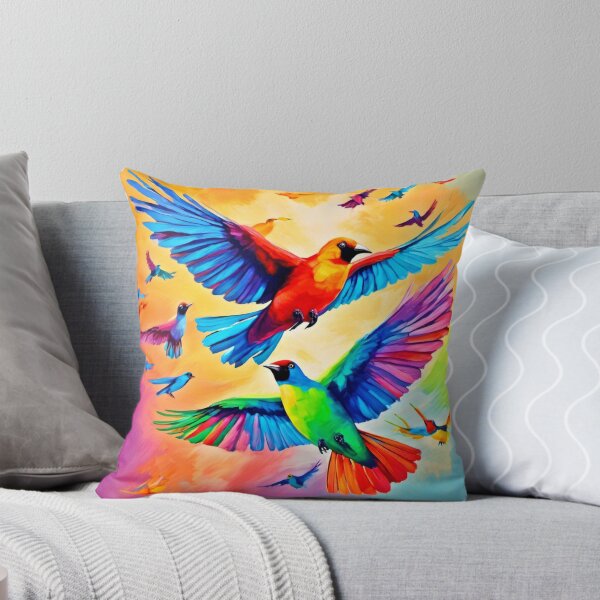 Item preview, Vibrant Avian Painting Art designed and sold by Health And Fitness Posts e-Store.