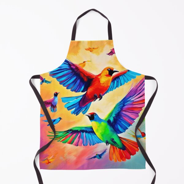 Item preview, Vibrant Avian Painting Art designed and sold by Health And Fitness Posts e-Store.