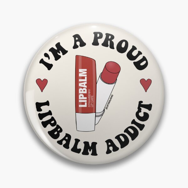 Item preview, I'm A Proud Lip Balm Addict / Skincare Red Cherry Lips Chapstick Addict Clean Girl Aesthetic Lip Repair Cosmetology Estheticians designed and sold by Latinoladas.