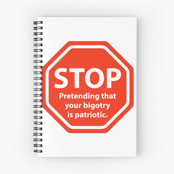 Item preview, Stop pretending that your bigotry is patriotic  designed and sold by Rachel the Artist .
