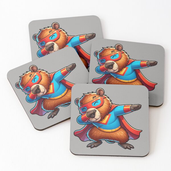 Item preview, Super Capybara - Happy Capy dabbing designed and sold by SpecialtiesShop.