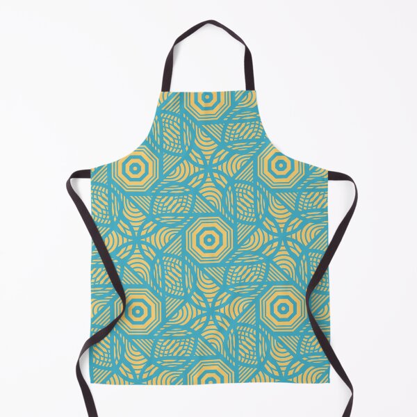 Item preview, Aqua Lemon Hex Splash | Tropical Beach Art designed and sold by Nimira.