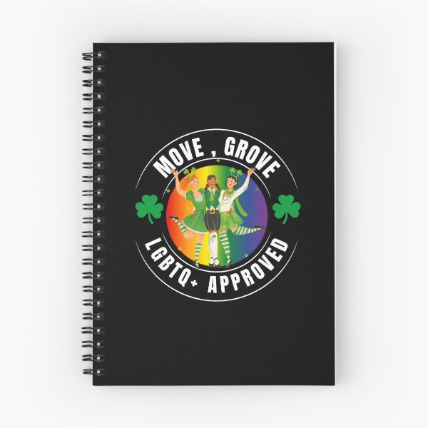 Item preview, Move, Grove, LGBTQ+ Approved, irish dancing Girls with green costumes and pride background, LGBTQ St Patrick's Day T-Shirt,17th March Tees,  designed and sold by PrideBeProud.