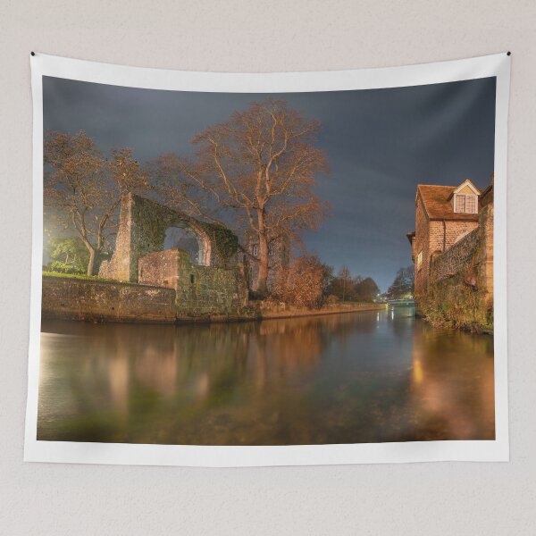 Item preview, Canterbury, river Stour ant night designed and sold by rogerstanger.