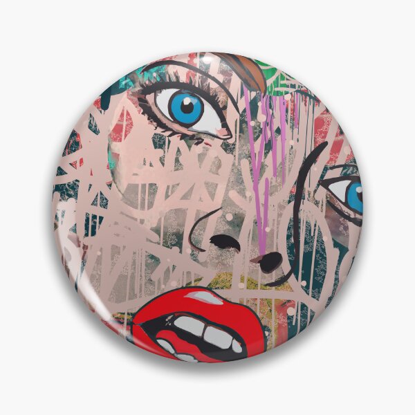 Item preview, Occhi Blu Graffiti designed and sold by blackink-design.