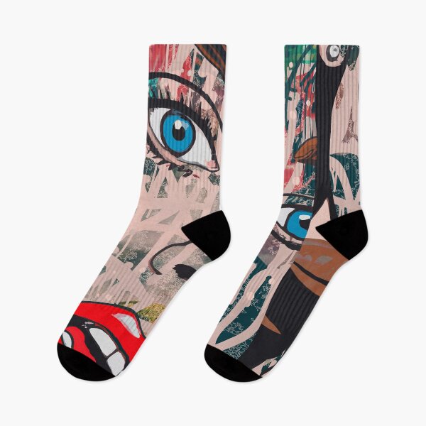 Item preview, Occhi Blu Graffiti designed and sold by blackink-design.