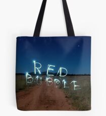 red bubble Tote Bag