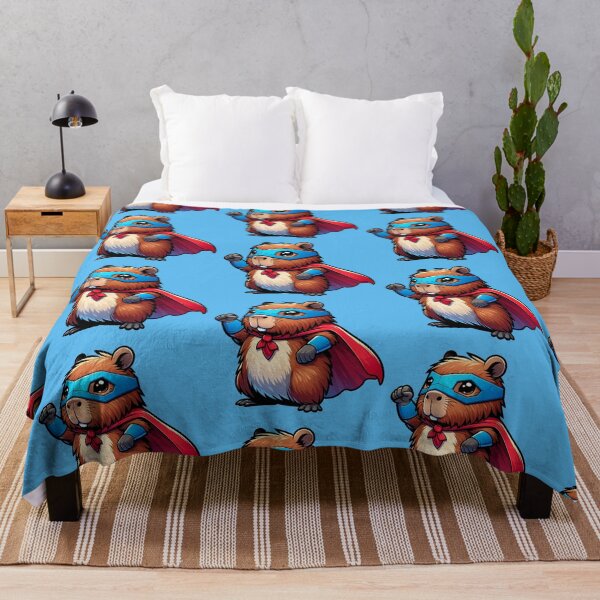 Item preview, Super Capybara - Happy Capy raising fist designed and sold by SpecialtiesShop.