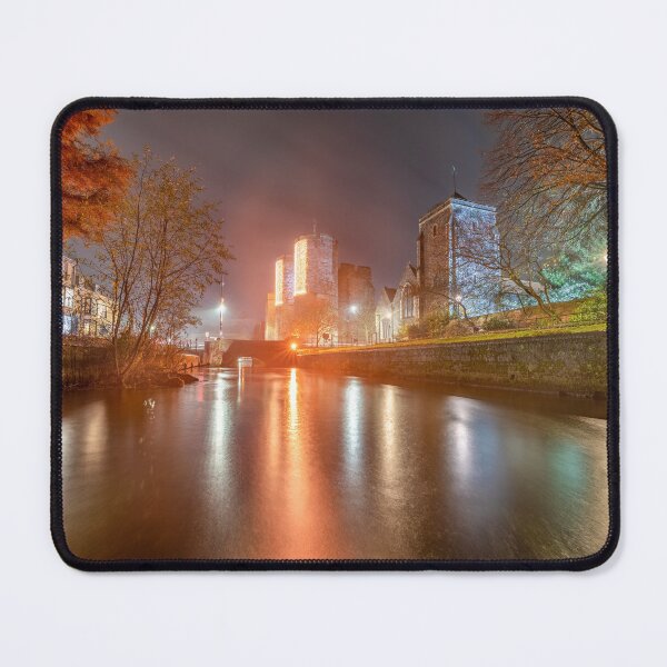 Item preview, Canterbury at Night with Westgate towers designed and sold by rogerstanger.