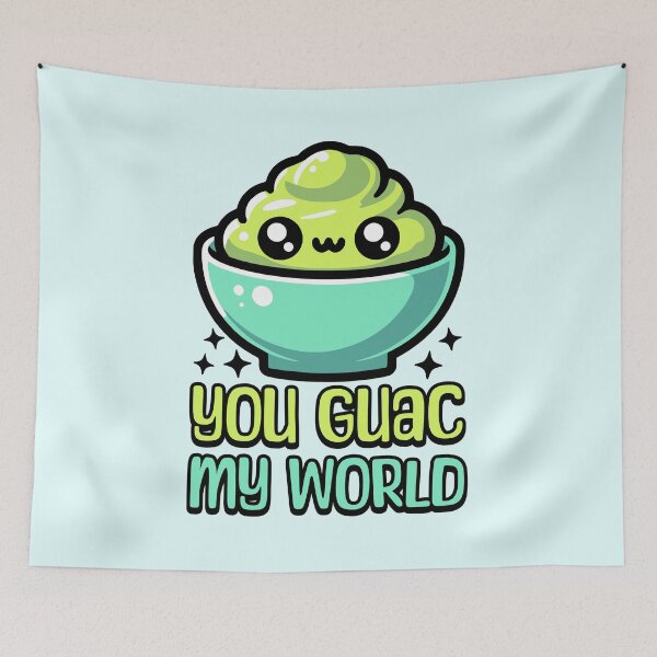 Item preview, You Guac My World! Cute Guacamole Pun designed and sold by PMCreative.
