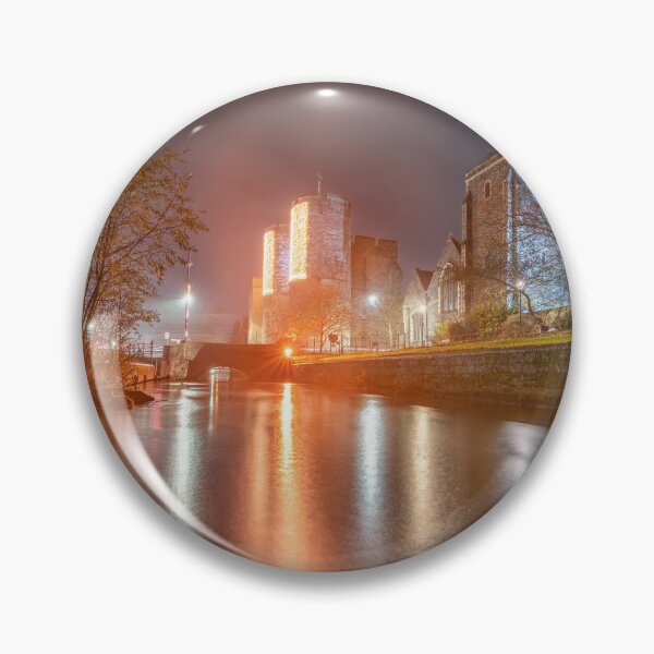 Item preview, Canterbury at Night with Westgate towers designed and sold by rogerstanger.