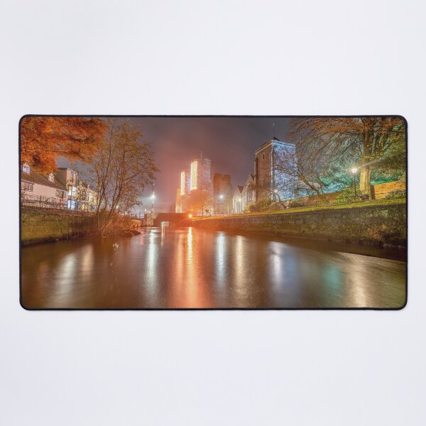 Item preview, Canterbury at Night with Westgate towers designed and sold by rogerstanger.