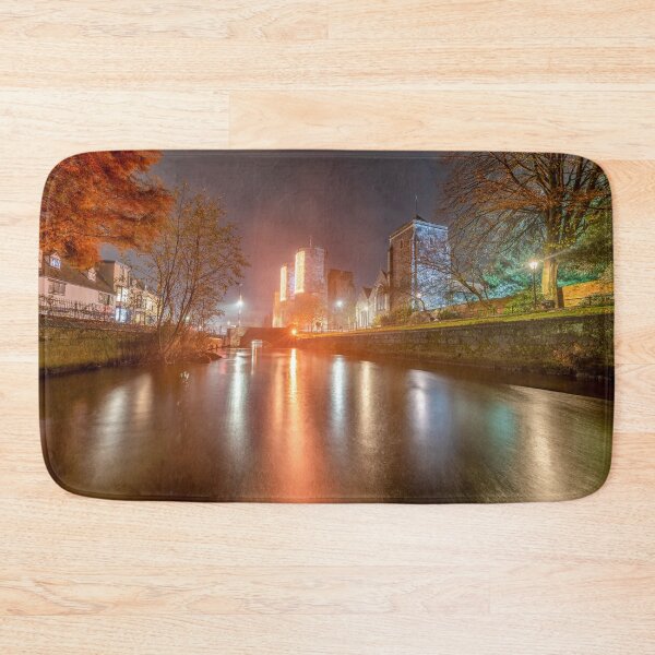 Item preview, Canterbury at Night with Westgate towers designed and sold by rogerstanger.