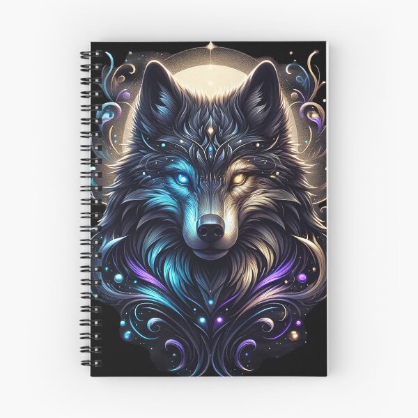 Item preview, wolf with different eye colours designed and sold by SigritG.