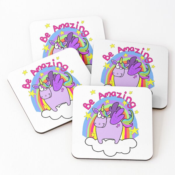 Item preview, unicorn afrimation, unicorn, happy unicorn , amazing designed and sold by karenflanart.