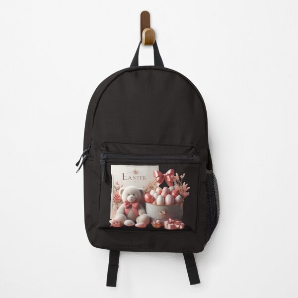 Item preview, cute Bear with easter eggs basket designed and sold by Expressions-Sel.