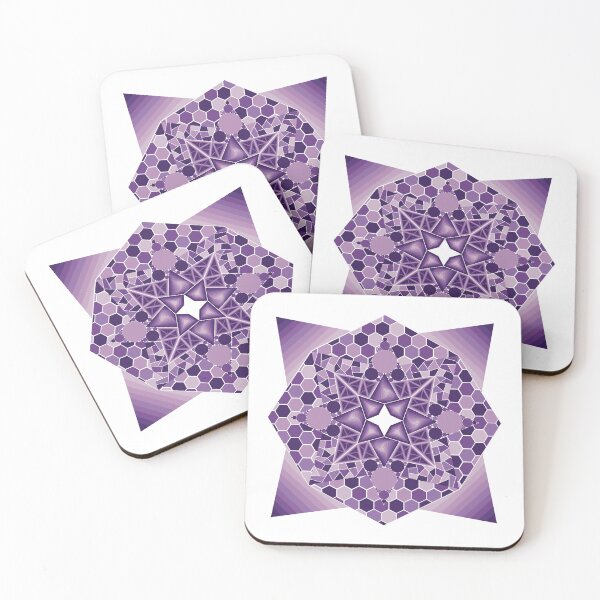 Item preview, Purple Geometric Four Pointed Star designed and sold by DHTDesigns.