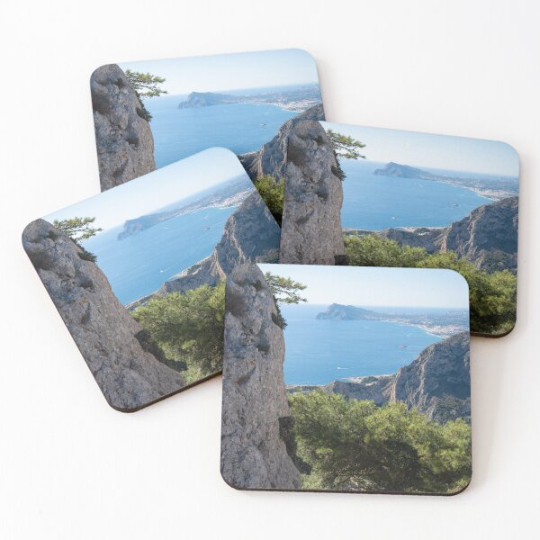 Item preview, Mountain landscape on the Mediterranean coast, Costa Blanca designed and sold by Adriana Mueller.