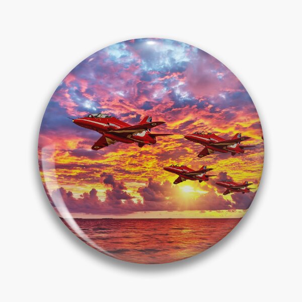 Item preview, Red Arrows Missing Man Formation at Sunset  designed and sold by stuyclarkey.