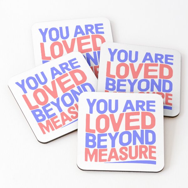 Item preview, You Are Loved Beyond Measure! Blue And Red Christian designed and sold by PMCreative.