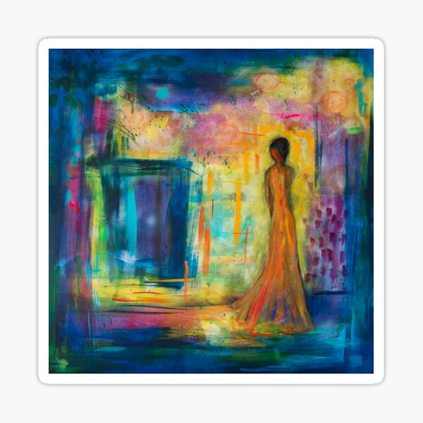 She Walks Through the Fair Sticker