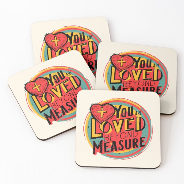 Item preview, You Are Loved Beyond Measure! Colorful Heart Christian designed and sold by PMCreative.