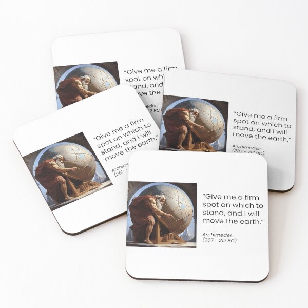 Item preview, Archimedes moves the Earth designed and sold by QuotationInsp.