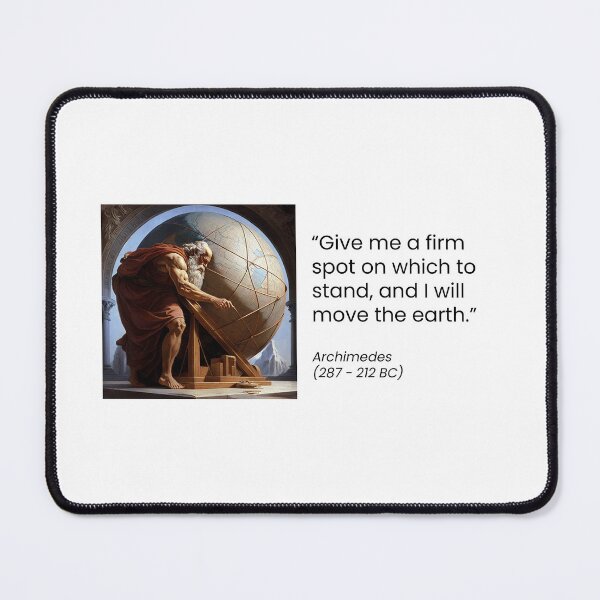 Item preview, Archimedes moves the Earth designed and sold by QuotationInsp.