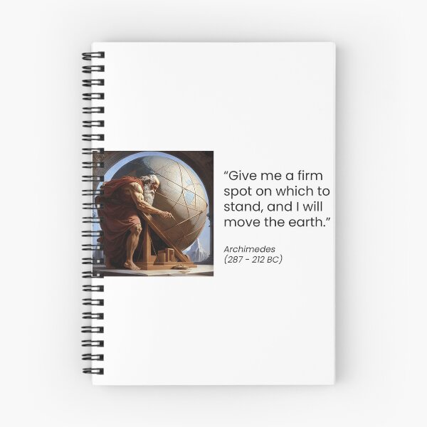Item preview, Archimedes moves the Earth designed and sold by QuotationInsp.