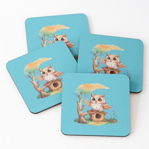 Item preview, Owl & Wooden House designed and sold by Krystal280791 Shop.