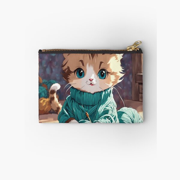 Item preview, Cat and knitting designed and sold by saly55887.