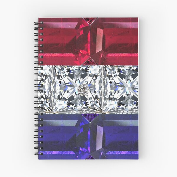 Item preview, Dutch Flag Gemstone and Diamond Digital Art designed and sold by DigitalGemArt.