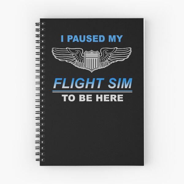 Item preview, I Paused my Flight Sim to Be Here Silver Pilot Wings designed and sold by RealPilotDesign.