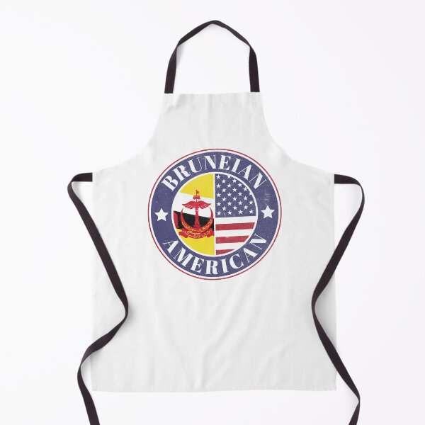 Item preview, Proud Bruneian-American Badge - Brunei Flag designed and sold by chrisrivait.
