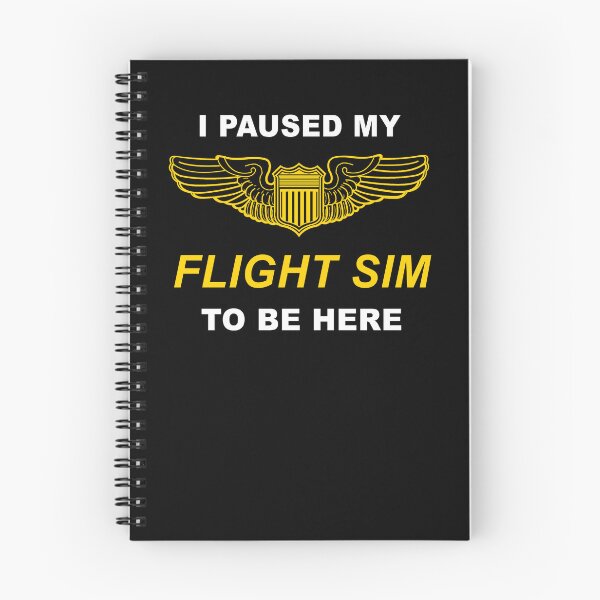 Item preview, I Paused my Flight Sim to Be Here Gold Pilot Wings designed and sold by RealPilotDesign.