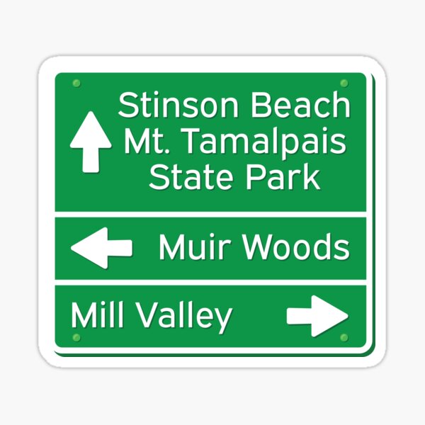 Item preview, Stinson Beach, Mt. Tamalpais, Muir Woods, Mill Valley designed and sold by SeeMac.