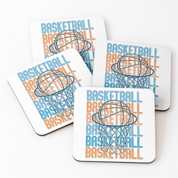 Item preview, Blue Orange Basketball Typography © GraphicLoveShop designed and sold by Graphic Love Shop.