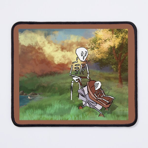 Item preview, #004 Skeleton walking in the Park designed and sold by Jasmine Froley.
