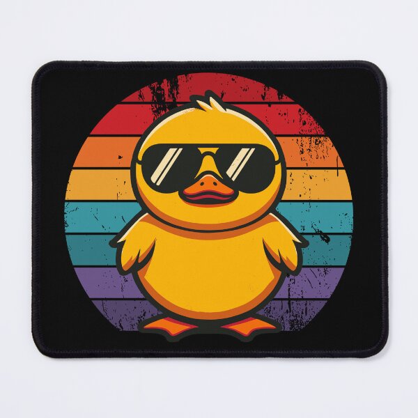 Item preview, Cool Retro Yellow Duck in Sunglasses 70s 80s 90s Funny Duck designed and sold by KsuAnn.